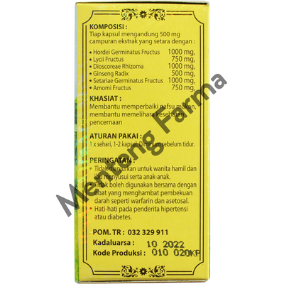 Kapsuma (Ginseng Kianpi Pil) - Penambah Nafsu Makan dan Berat Badan - Menteng Farma