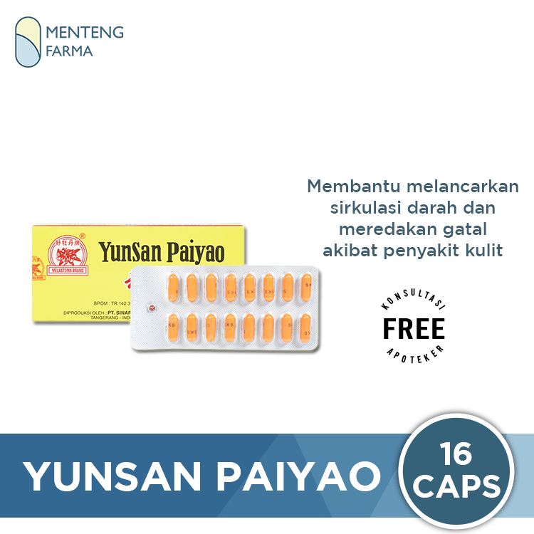 Yunnan Paiyao - Obat Infeksi Luka Luar / Dalam, Memar, Tukak Lambung - Menteng Farma