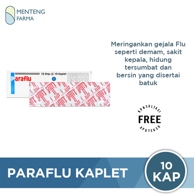 Paraflu 10 Kaplet - Obat Flu dan Batuk - Menteng Farma