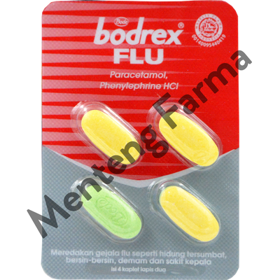 Bodrex Flu 4 Tablet - Menteng Farma