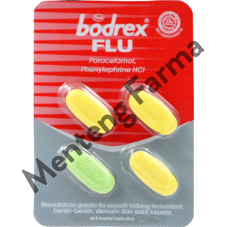 Bodrex Flu 4 Tablet - Menteng Farma