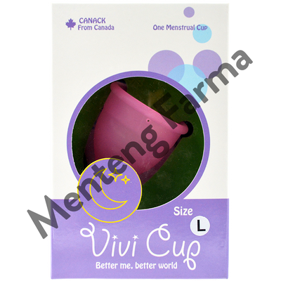 Vivi Menstrual Cup Size L - Pengganti Tampon dan Pembalut Wanita - Menteng Farma