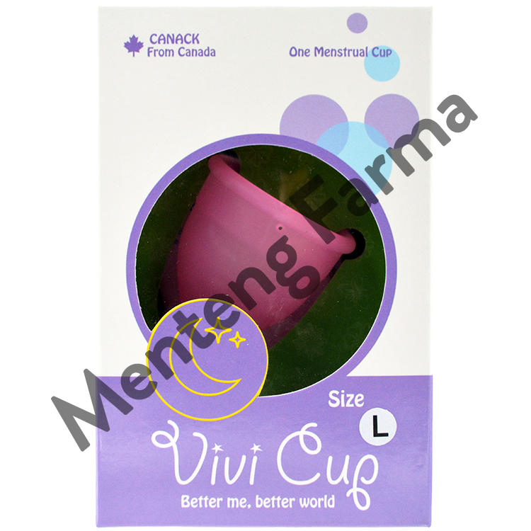 Vivi Menstrual Cup Size L - Pengganti Tampon dan Pembalut Wanita - Menteng Farma