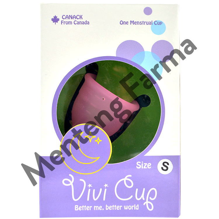 Vivi Menstrual Cup Size S - Pengganti Tampon dan Pembalut Wanita - Menteng Farma