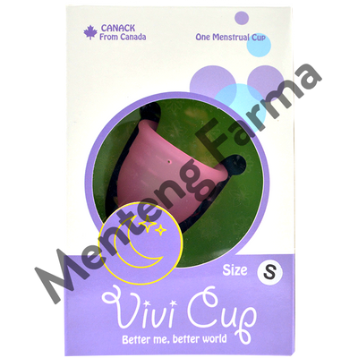 Vivi Menstrual Cup Size S - Pengganti Tampon dan Pembalut Wanita - Menteng Farma