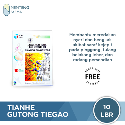 Tianhe Gutong Tiegao (Koyo) - Meredakan Nyeri Otot, Bengkak, Keseleo - Menteng Farma