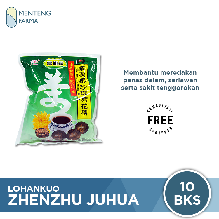 Lohankuo Zhenzhu Juhua (Dengan Chrysanthemum) - Isi 10 - Menteng Farma