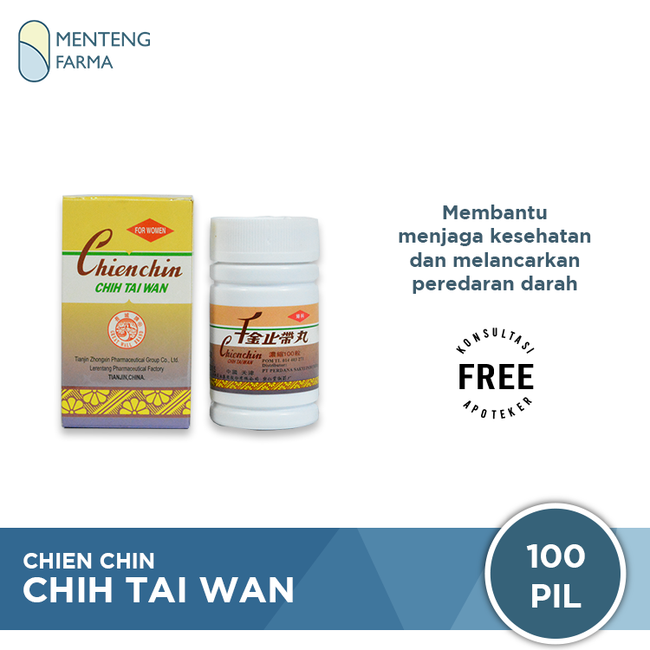 Chien Chin Chih Tai Wan - Obat Herbal Keputihan dan Nyeri Haid - Menteng Farma