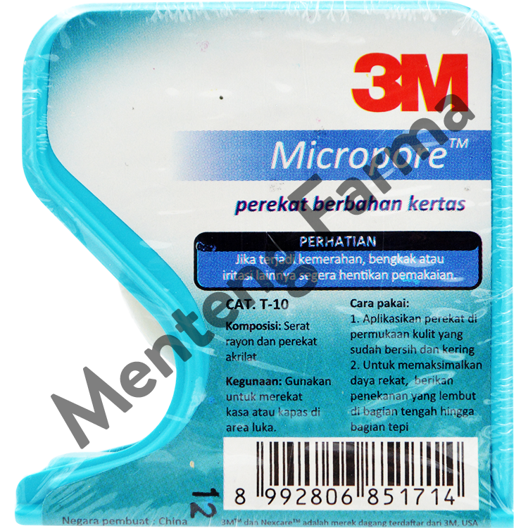 Plaster Roll 3M Nexcare Micropore 1/2 In x 5 m - Plaster Perban Luka - Menteng Farma