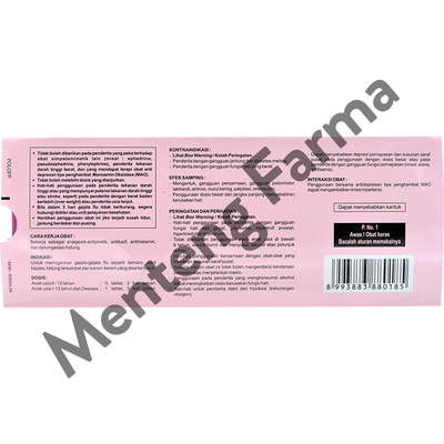Lacoldin 10 Tablet - Obat Pereda Flu dan Batuk - Menteng Farma
