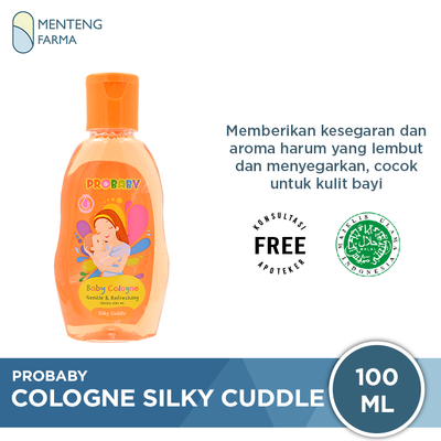 Probaby Cologne Silky Cuddle 100 mL - Minyak Wangi Bayi - Menteng Farma