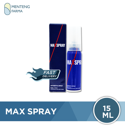 Max Spray 15 mL - Spray Antiseptik - Menteng Farma