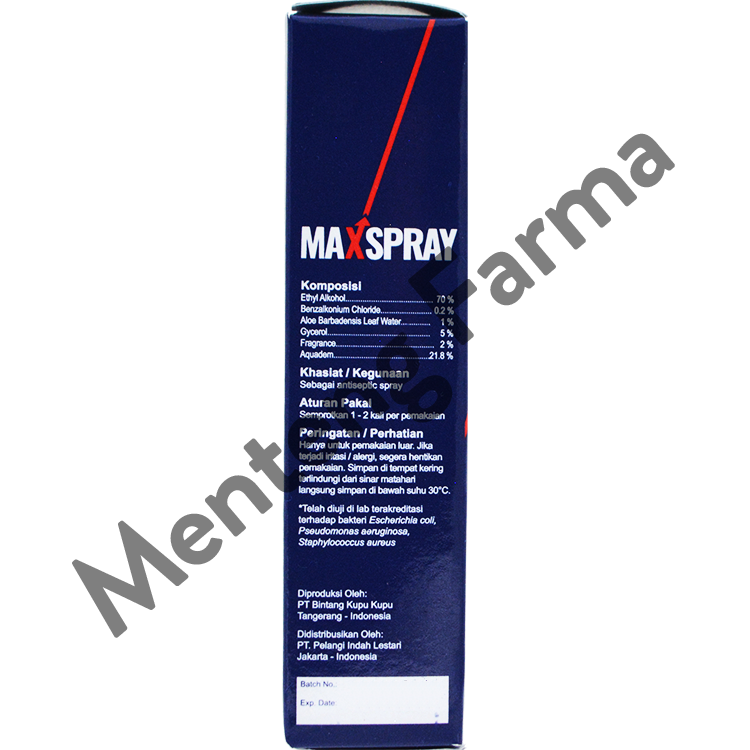 Max Spray 15 mL - Spray Antiseptik - Menteng Farma