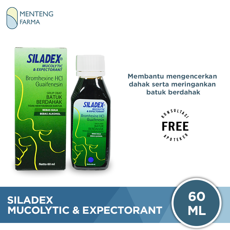 Siladex Mucolytic & Expectorant (Siladex Batuk Berdahak) - Menteng Farma