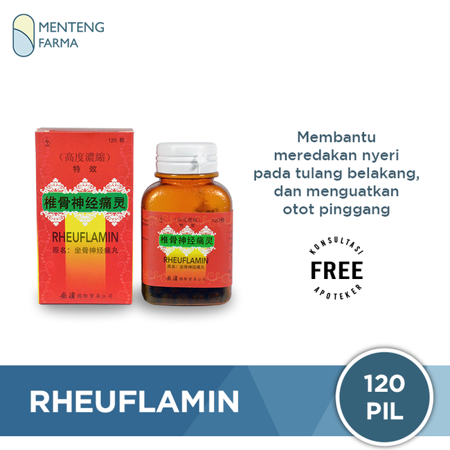 Rheuflamin (Chui Gu Shen Jing Tong Ling / Sciatica Pills) - Menteng Farma