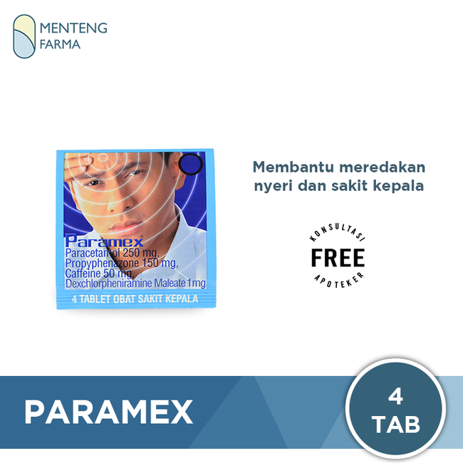 Paramex - Obat Sakit Kepala - Menteng Farma