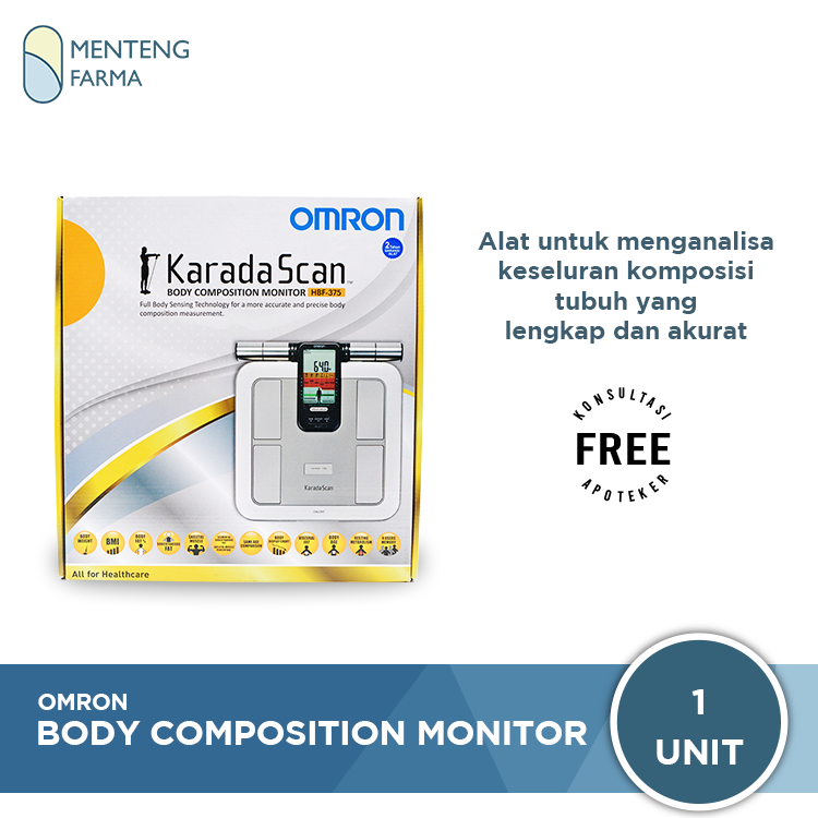 Omron Karada Scan Body Composition Monitor HBF-375 - Alat Pengukur Komposisi Tubuh - Menteng Farma