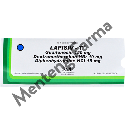 Lapisiv-T 10 Tablet - Obat Batuk Pilek Alergi - Menteng Farma