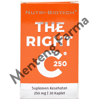 The Right C 300 Mg Isi 30 Kaplet - Suplemen Daya Tahan Tubuh - Menteng Farma