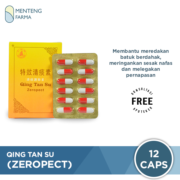 Qing Tan Su (Zeropect) - Obat Batuk Berdahak dan Melegakan Pernapasan - Menteng Farma