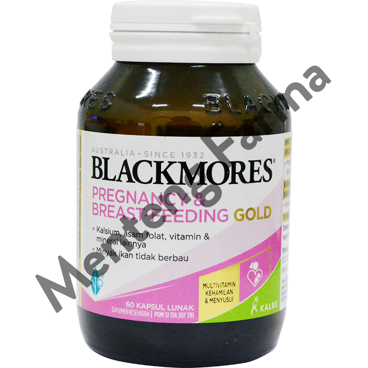 Blackmores Pregnancy & Breastfeeding Gold - Isi 60 Kapsul - Menteng Farma