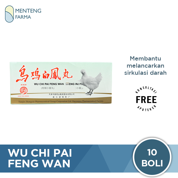 Wu Chi Pai Feng Wan - Obat Penyubur Kandungan dan Kesehatan Wanita - Menteng Farma