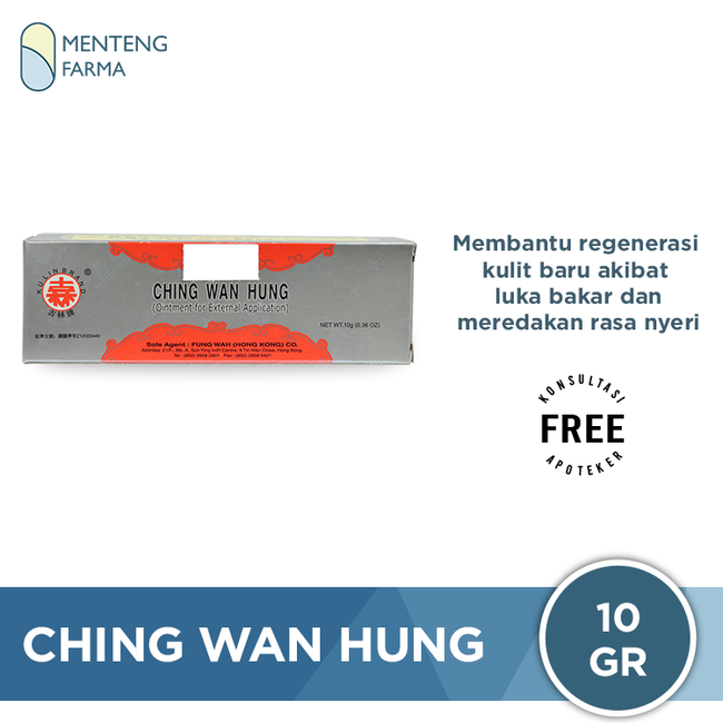 Ching Wan Hung (10 gram) - Salep Pereda Nyeri akibat Luka Bakar - Menteng Farma