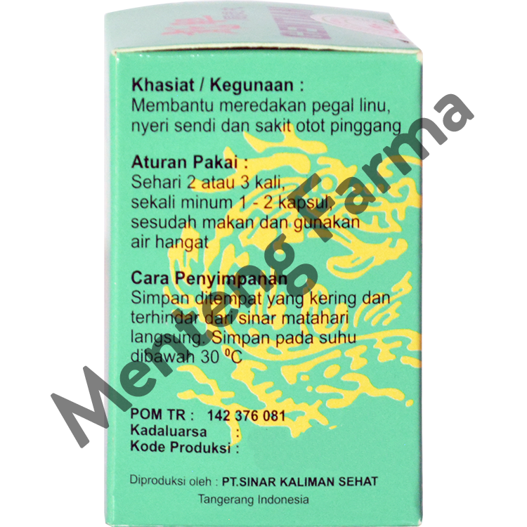 Gentian (Kapsul Rhematik) - Obat Pegal Linu dan Nyeri Sendi - Menteng Farma