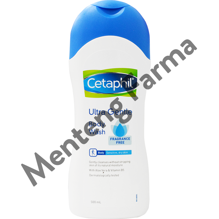 Cetaphil Ultra Gentle Body Wash 500 mL | Pembersih dan Pelembab Tubuh - Menteng Farma