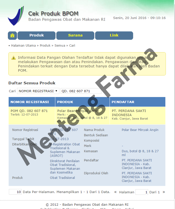 Polar Bear Brand Essential Embrocation (Minyak Angin) 8cc - Menteng Farma