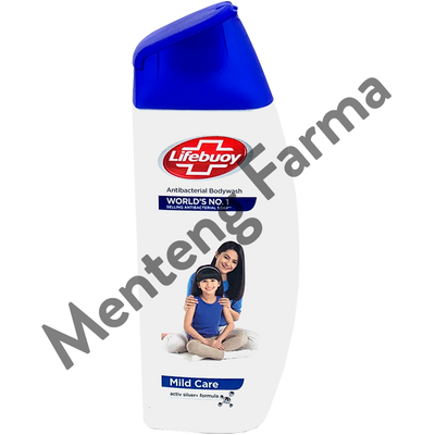 Lifebuoy Sabun Mandi Cair Mild Care 300 ML - Sabun Antibakteri ActivSilver dan Milk Cream - Menteng Farma