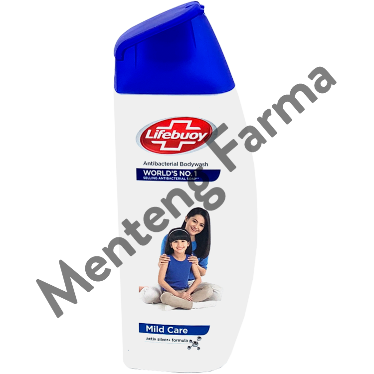 Lifebuoy Sabun Mandi Cair Mild Care 300 ML - Sabun Antibakteri ActivSilver dan Milk Cream - Menteng Farma