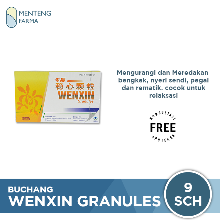 Buchang Wenxin Granules - Obat Kesehatan Jantung Lemah, Aritmia - Menteng Farma