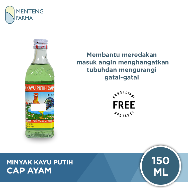 Minyak Kayu Putih Cap Ayam (150ml) - Menteng Farma