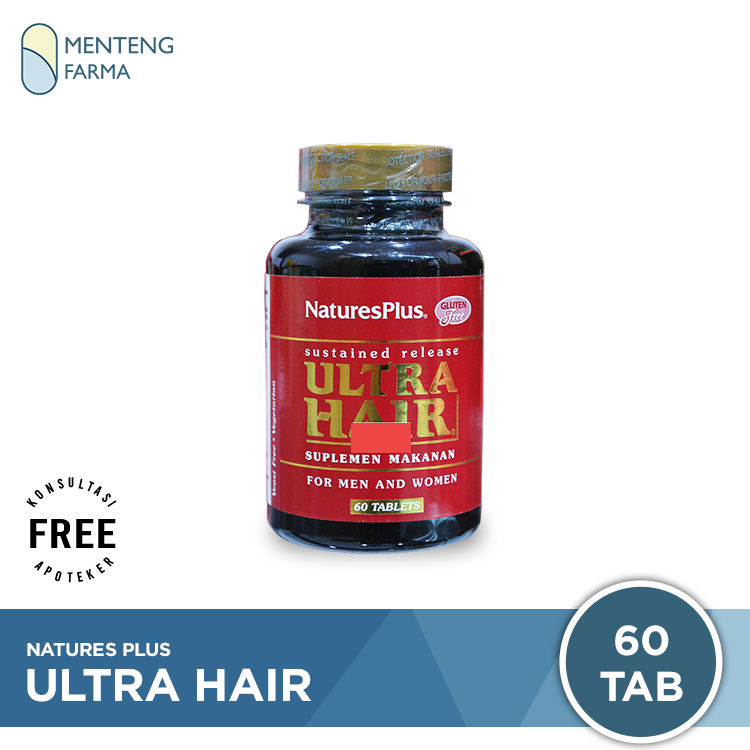 Natures Plus Ultra Hair 60 Tablet - Suplemen Kesehatan Rambut – Apotek