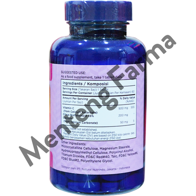 Wellness Excell C 500 Mg Isi 60 Tablet - Asupan Vitamin C - Menteng Farma