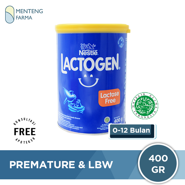 Lactogen Premature & LBW 400 Gr - Susu Khusus Bayi Prematur dan Berat Lahir Rendah - Menteng Farma