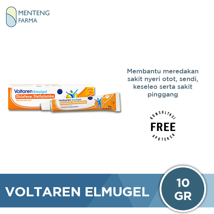 Voltaren Emulgel Suplemen Kesehatan [10 g] - Menteng Farma