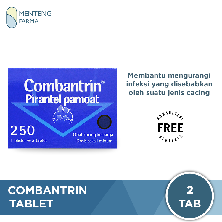 Combantrin Tree Combantrin 250 Mg 2 Tablet - Obat Pembasmi Cacingan – Apotek