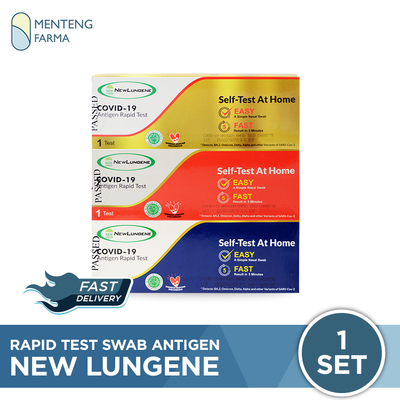 Rapid Test Swab Antigen New Lungene 1 Set - Menteng Farma