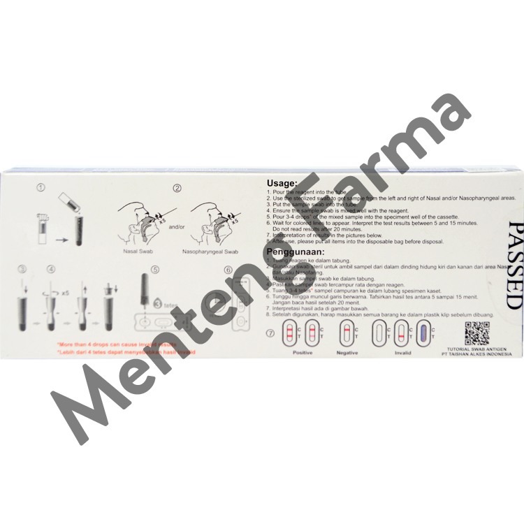 Rapid Test Swab Antigen New Lungene 1 Set - Menteng Farma