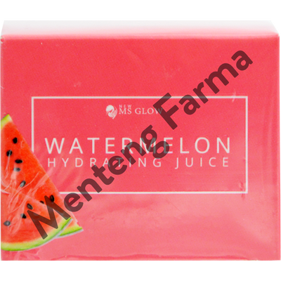 Ms Glow Watermelon Hydrating Juice Moisturizer - Pelembab Wajah untuk Menghidrasi Kulit Kering Bruntusan dan Iritasi - Menteng Farma