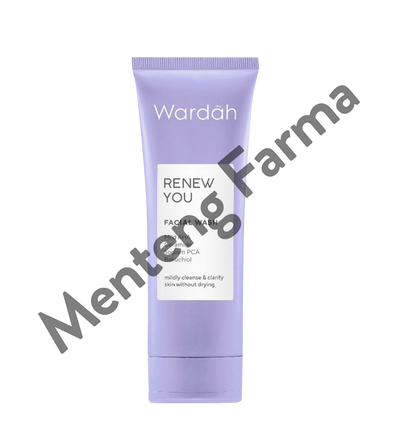 Wardah Renew You Anti Aging Facial Wash 100 mL - Pembersih Wajah Anti Aging - Menteng Farma