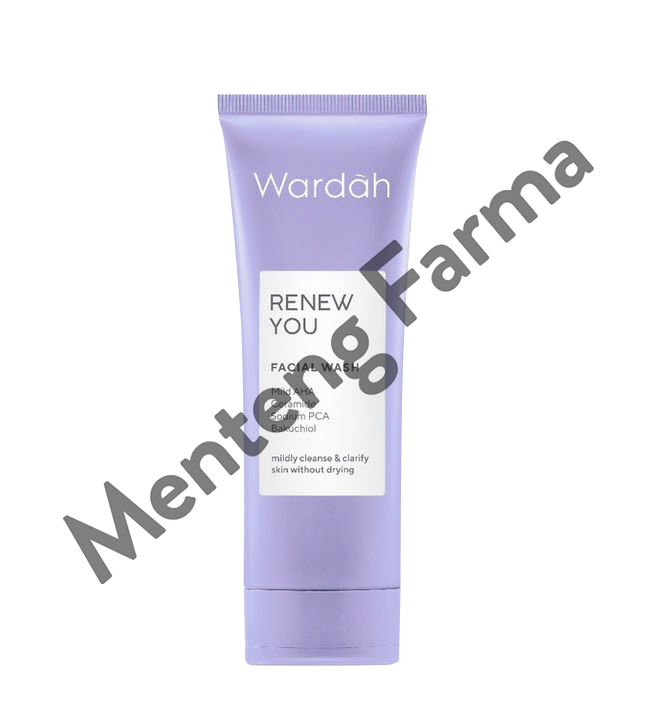 Wardah Renew You Anti Aging Facial Wash 100 mL - Pembersih Wajah Anti Aging - Menteng Farma