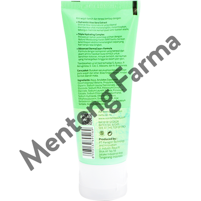 Wardah Nature Daily Aloe Hydramild Facial Wash 60 ML - Menteng Farma