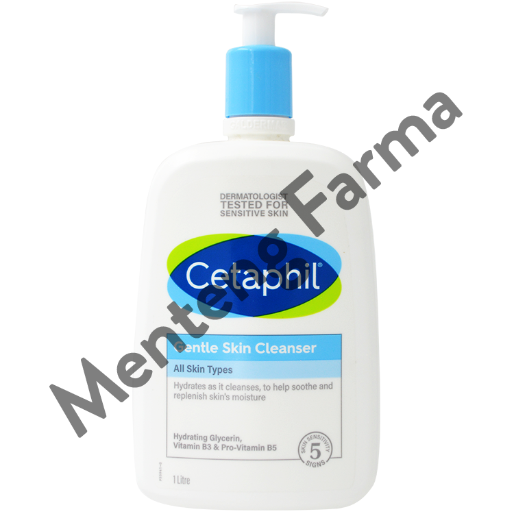 Cetaphil Gentle Skin Cleanser 1000 mL | Pembersih Wajah dan Tubuh - Menteng Farma