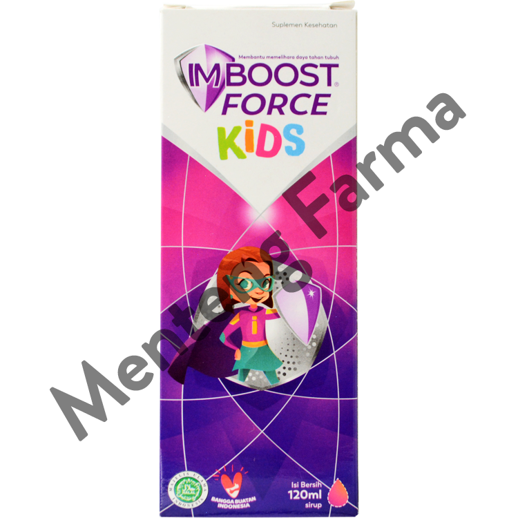 Imboost Force Kids Syrup 120 mL - Suplemen Penambah Imun Tubuh - Menteng Farma