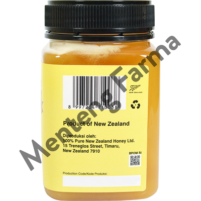 Clover Honey Hillary Farm 500 Gram - 100% Madu Clover New Zealand - Menteng Farma