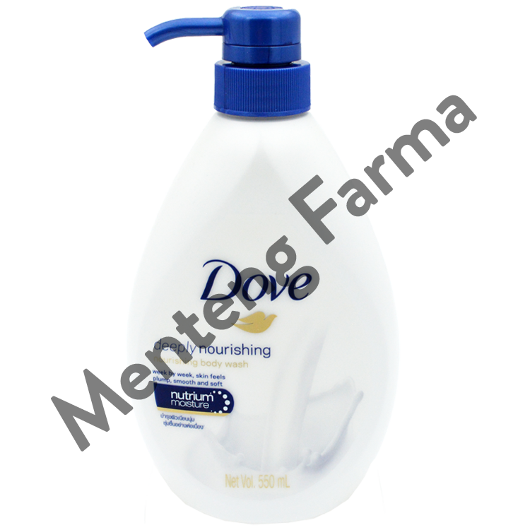 Dove Sabun Mandi Cair Deeply Nourishing 550 ML - Formula NutriumMoisture Menutrisi Melembabkan Kulit - Menteng Farma