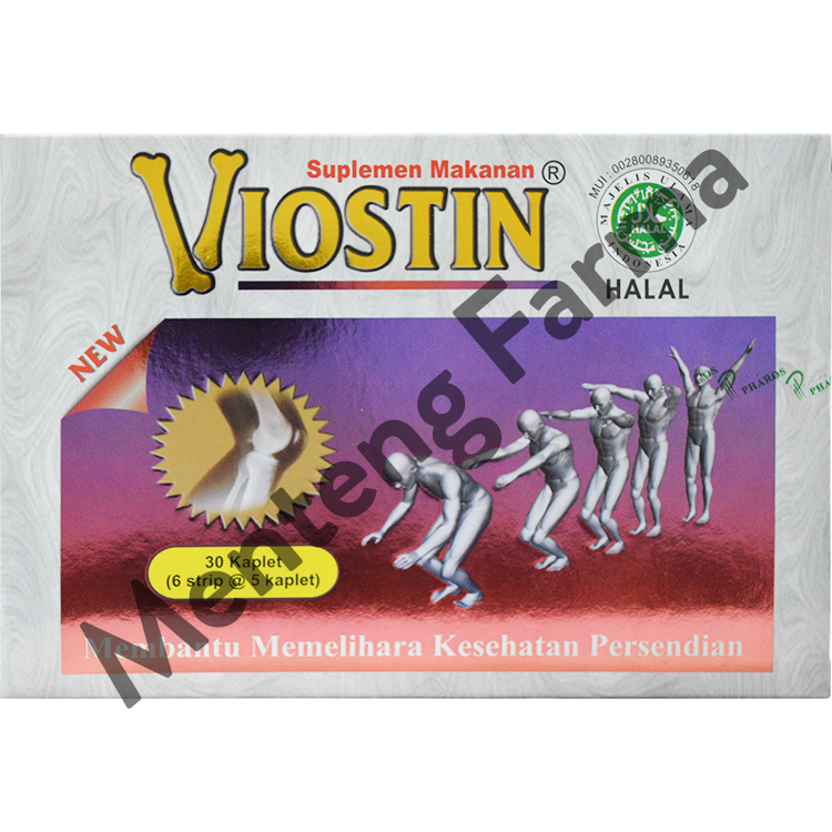 Viostin Halal 30 Kaplet - Suplemen Kesehatan Persendian - Menteng Farma